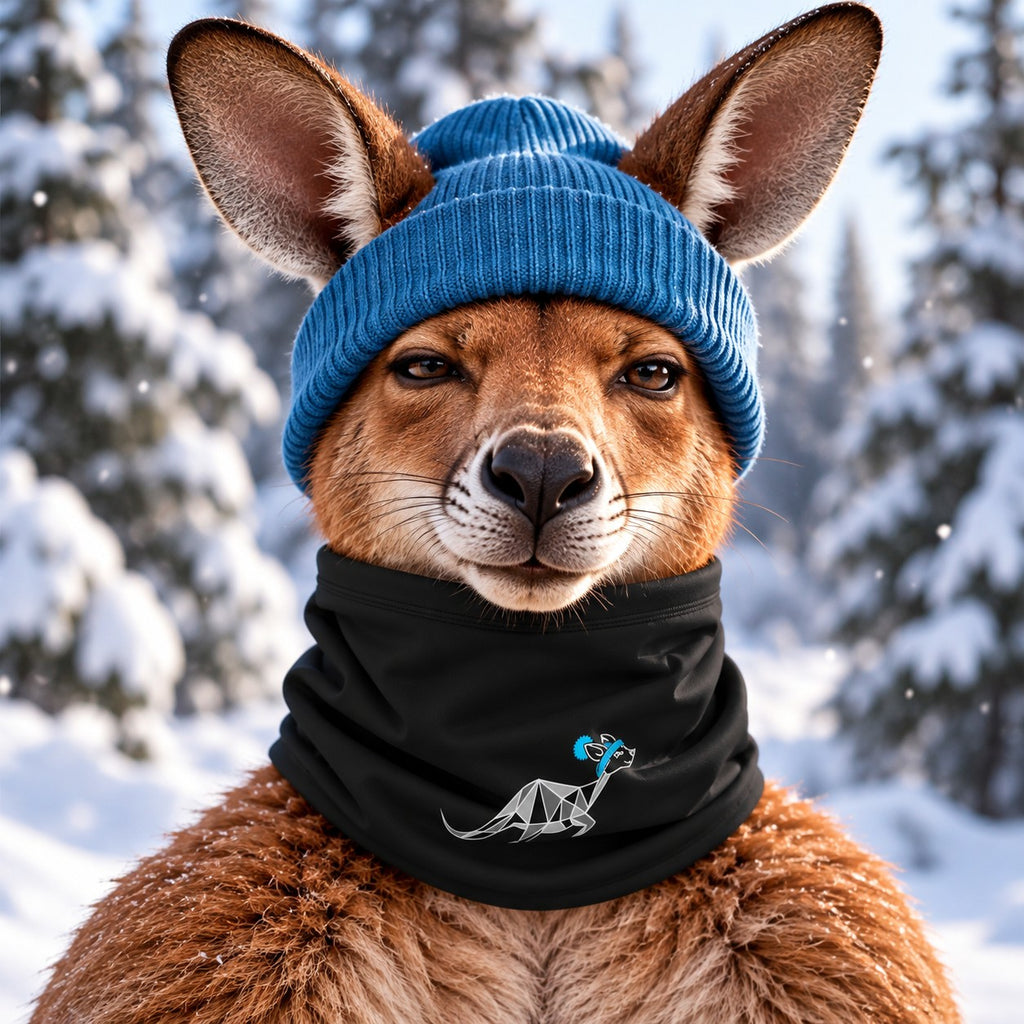 Z-Roo Kangaroo Winter Neck Gaiter – Black