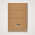 Écharpe effet cachemire avec logo Z-Roo – Camel