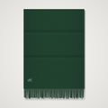 Z-Roo logo cashmere-feel scarf in forest green