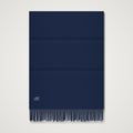 Z-Roo logo cashmere-feel scarf in navy